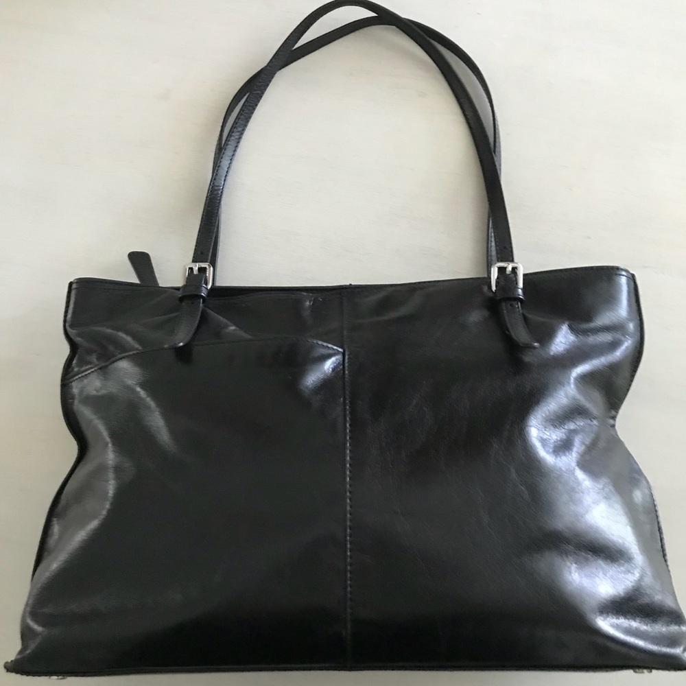 Hobo ANNALISA leather tote in black